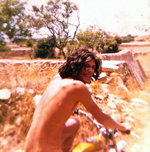 Enric Borau a Formentera