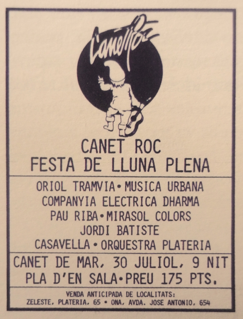 Pòster Canet Rock 1977