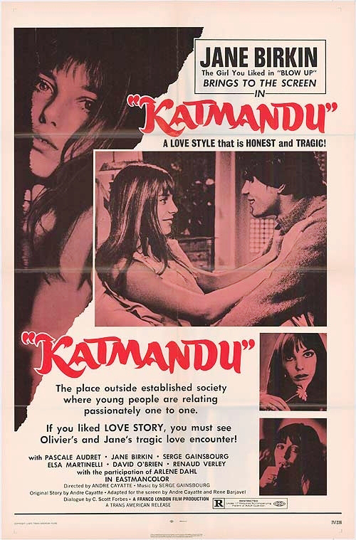 Katmandú (cartel en inglés)
