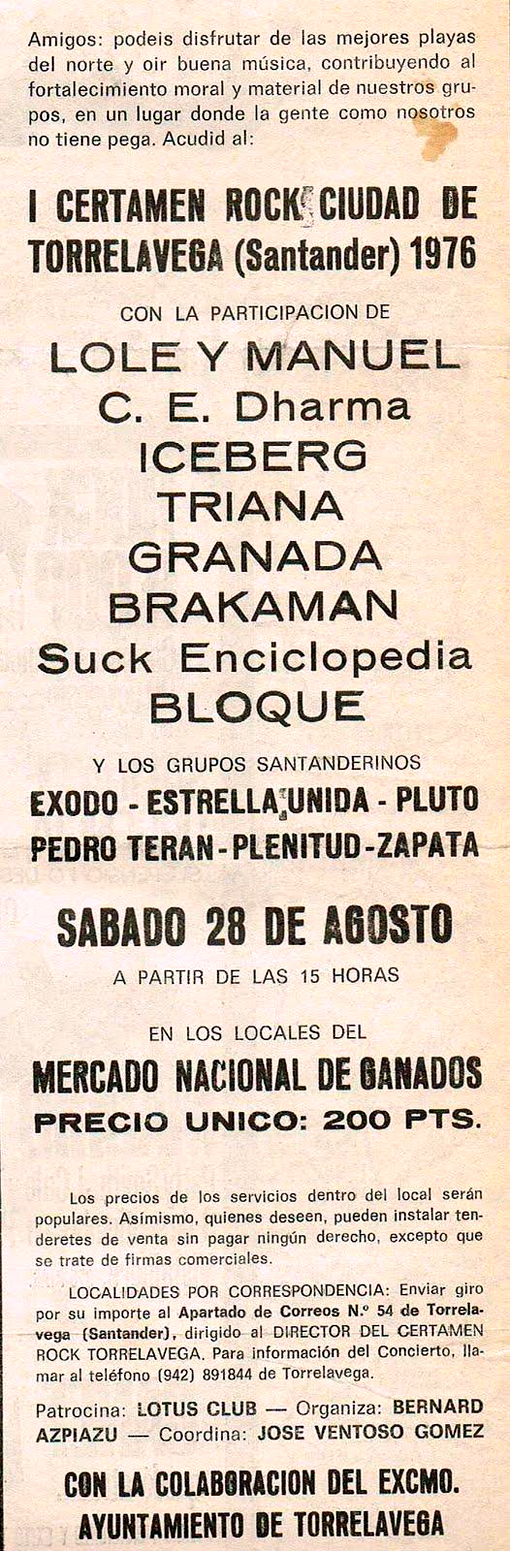 Anuncio en prensa Torrelavega 76