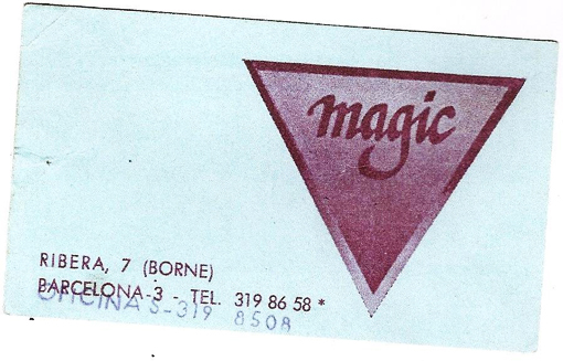 TARJETA PROMOTOR MAGIC