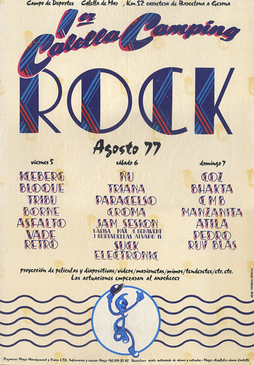 Cartel Calella 77