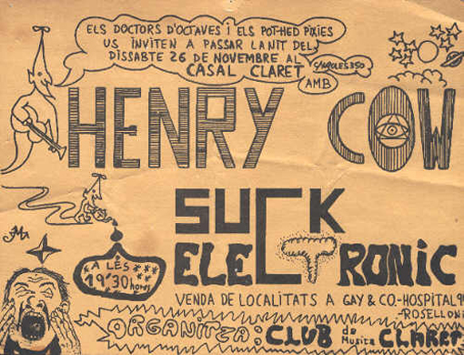 CASAL CLARET (BARCELONA)Cartel dibujado por F.X. Puerto