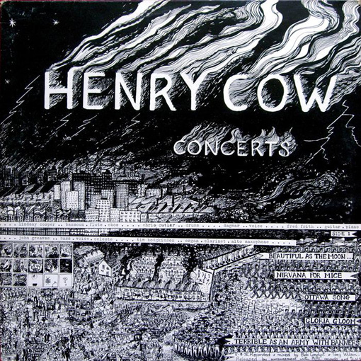 Henry Cow Concerts (portada de Maggie Thomas)