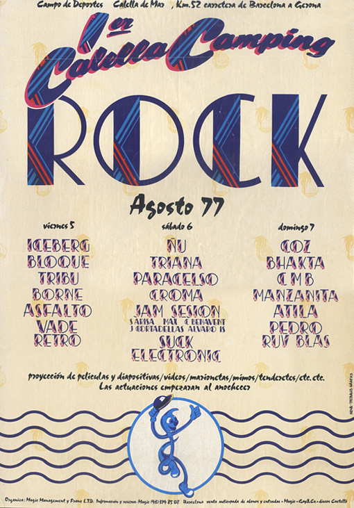 Cartel Calella 1977