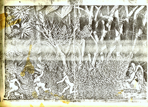 La Piraña divina 2ª Edición "pirata" fotocopiada. 1976. Madrid.