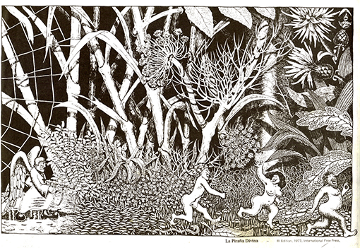 La Piraña divina, 3ª Edición. Internacional Free Press. 1977. Holanda