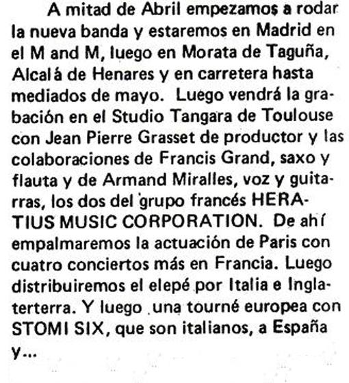 Entrevista J. García por J. Tardà (Disco Expres'78)