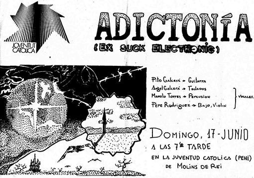 Adictonía. Cartel Molins de Rei (1979)
